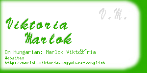 viktoria marlok business card